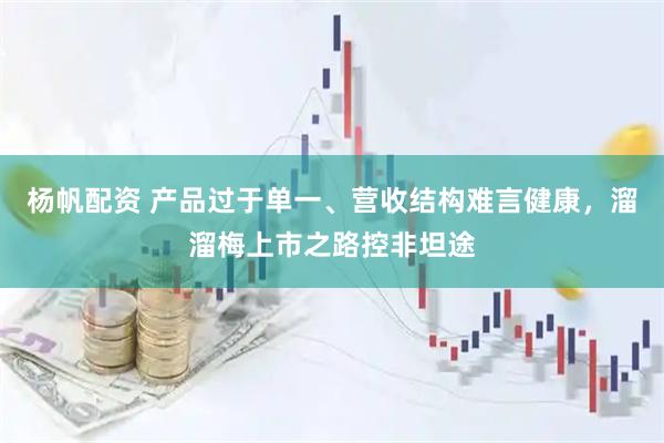 杨帆配资 产品过于单一、营收结构难言健康，溜溜梅上市之路控非坦途